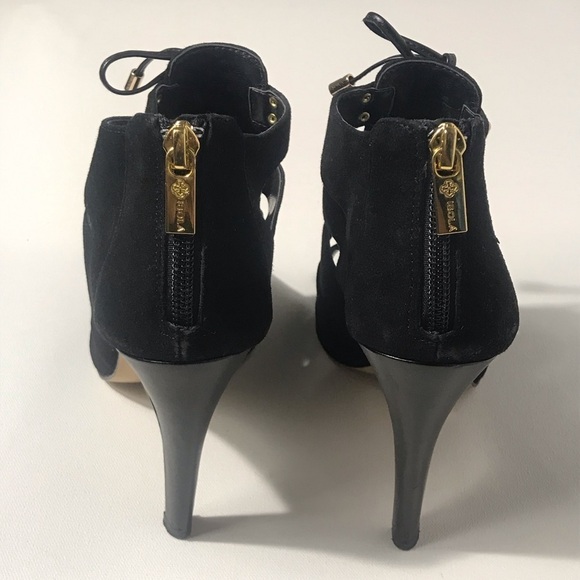 ISOLA Leather Cage Peep Toe Heels - Picture 6 of 9